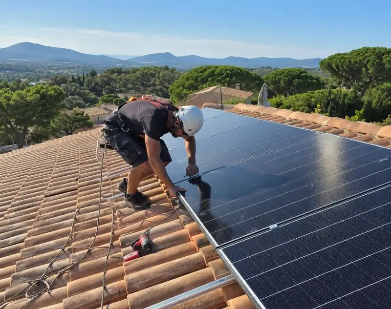 Installateur panneaux solaires Vallabrix — pose photovoltaïque sur toiture