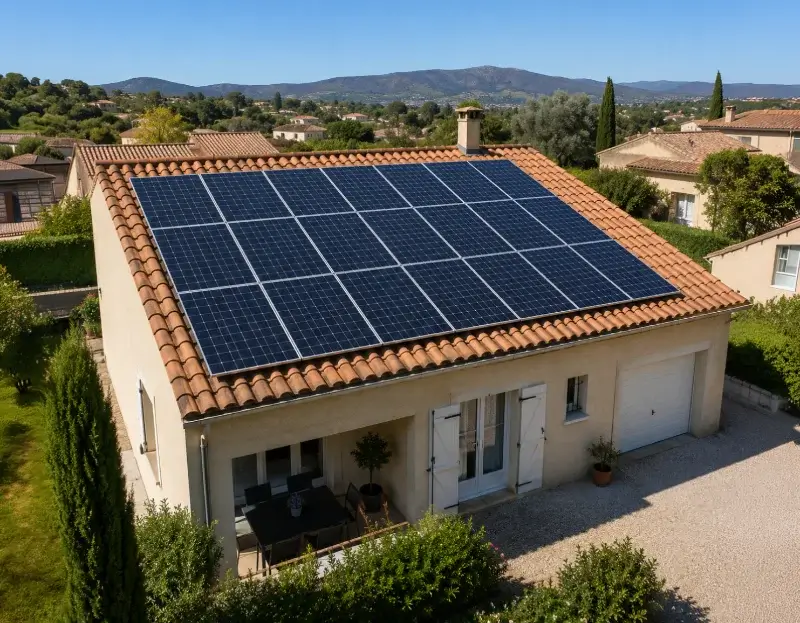 Prime à l'autoconsommation panneaux solaires Vallabrix — aide financière de l'État